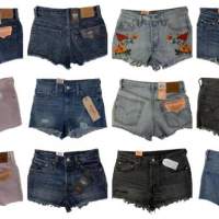 Levis Jeans Shorts Donna Marchi Pantaloni Marca Jeans Mix
