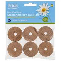 FRIDA Mottenkugeln Holz 6er Pack x12 Packs = 72 Stück