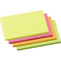 Soennecken sticky note 125x75mm neon colored 4x100 sheets 4 pc./pack.
