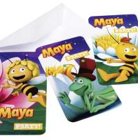 Maya the Bee - 6 invitation cards including envelopes